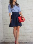 Mini skirt fabric