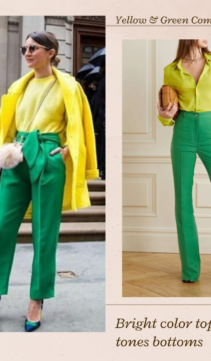 Yellow and green separates