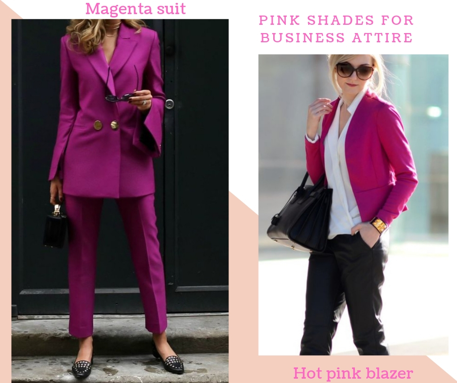 Image result for pink suit womens  Pink outfits, Pink suits women,  Business fashion