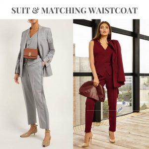matching waistcoat