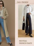 neutral trench coat