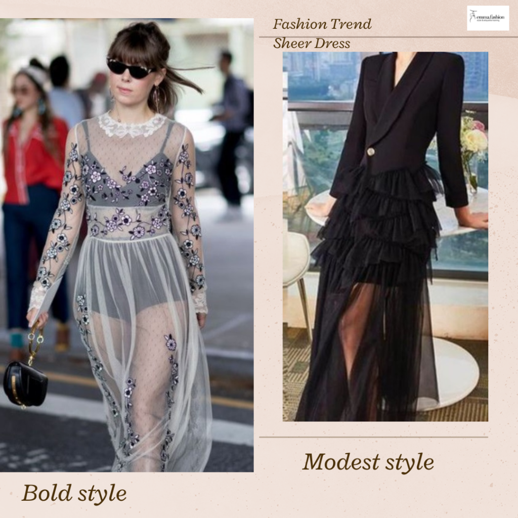 How To Wear Sheer Clothing Fashion Trend With Confidence - Emma ...