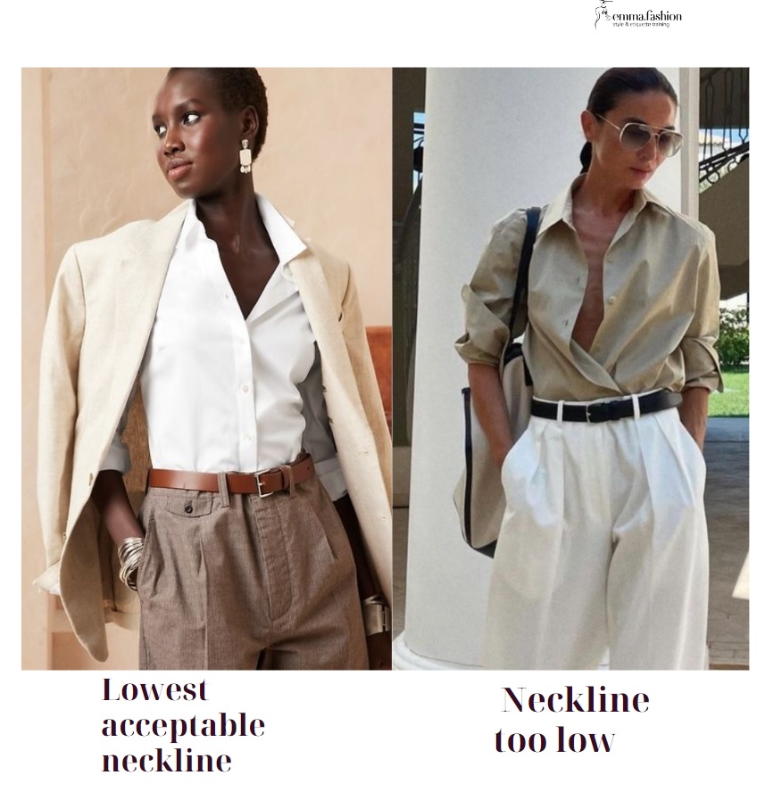 How To Look Professional by Choosing The Right Neckline? - Emma ...