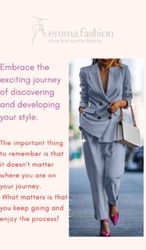 Finding your personal style is a journey