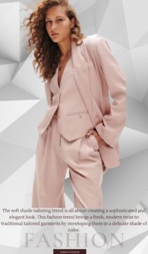 Soft shades tailoring trend