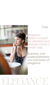 Elegance Is About Finding Your Own Definition Of It