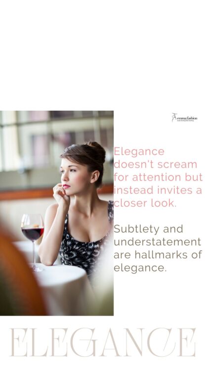 Elegance Is About Finding Your Own Definition Of It