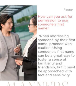 How to request permission to ask for someone's first name?