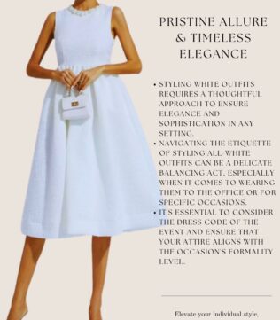 Navigating the etiquette of styling all-white outfits is a delicate balancing act.