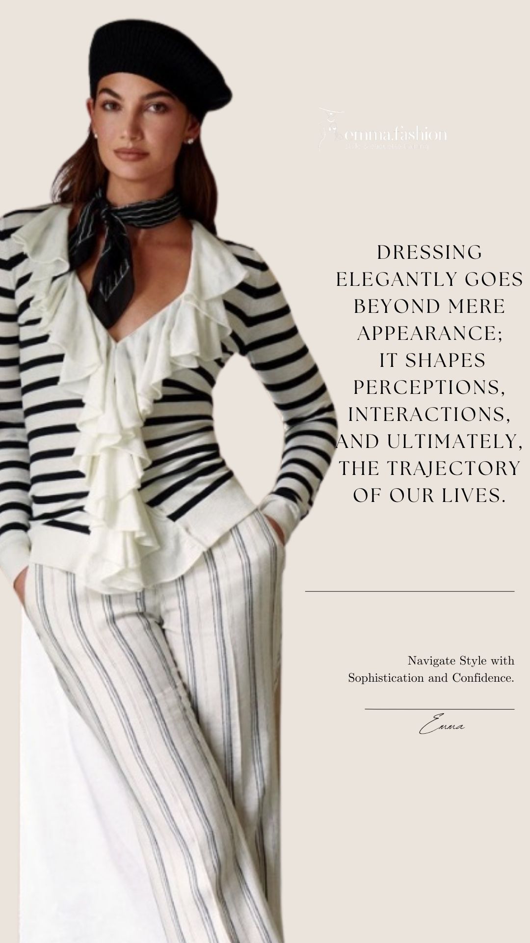 Dressing elegantly is a reflection of excellence and self-expression.