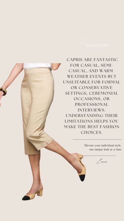 The Capri Pants Trend: Styling Tips and Etiquette