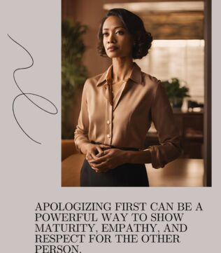 Social etiquette: When to apologize first