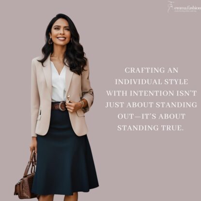 Craft a personal style that is authentic, intentional, and distinct.