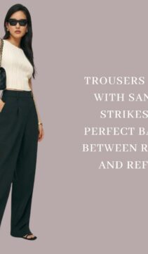 Trousers and sandals effortless summer combo