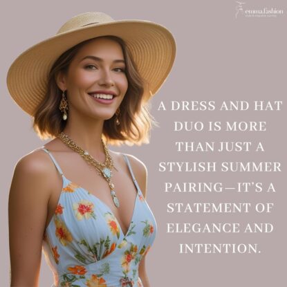Summer dress and hat duo