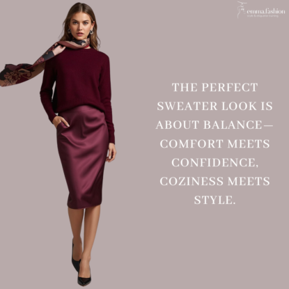 a sweater is more than cozy—it’s a canvas for your style personality.