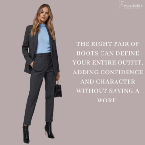 Wear boots with polish, confidence, and etiquette this season.
