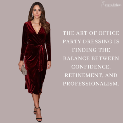 Holiday outfit etiquette for office party