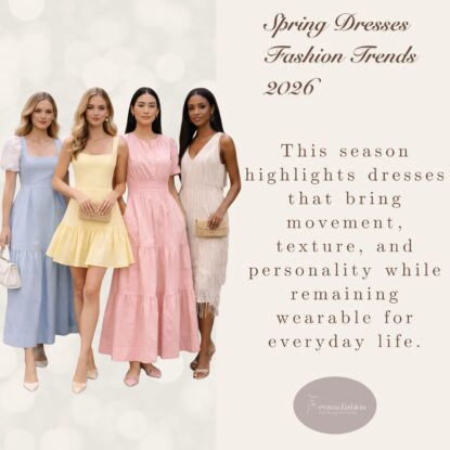Spring Dresses Fashion Trends 2026
