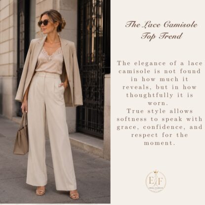 The Elegant Lace Camisole-top Trend
