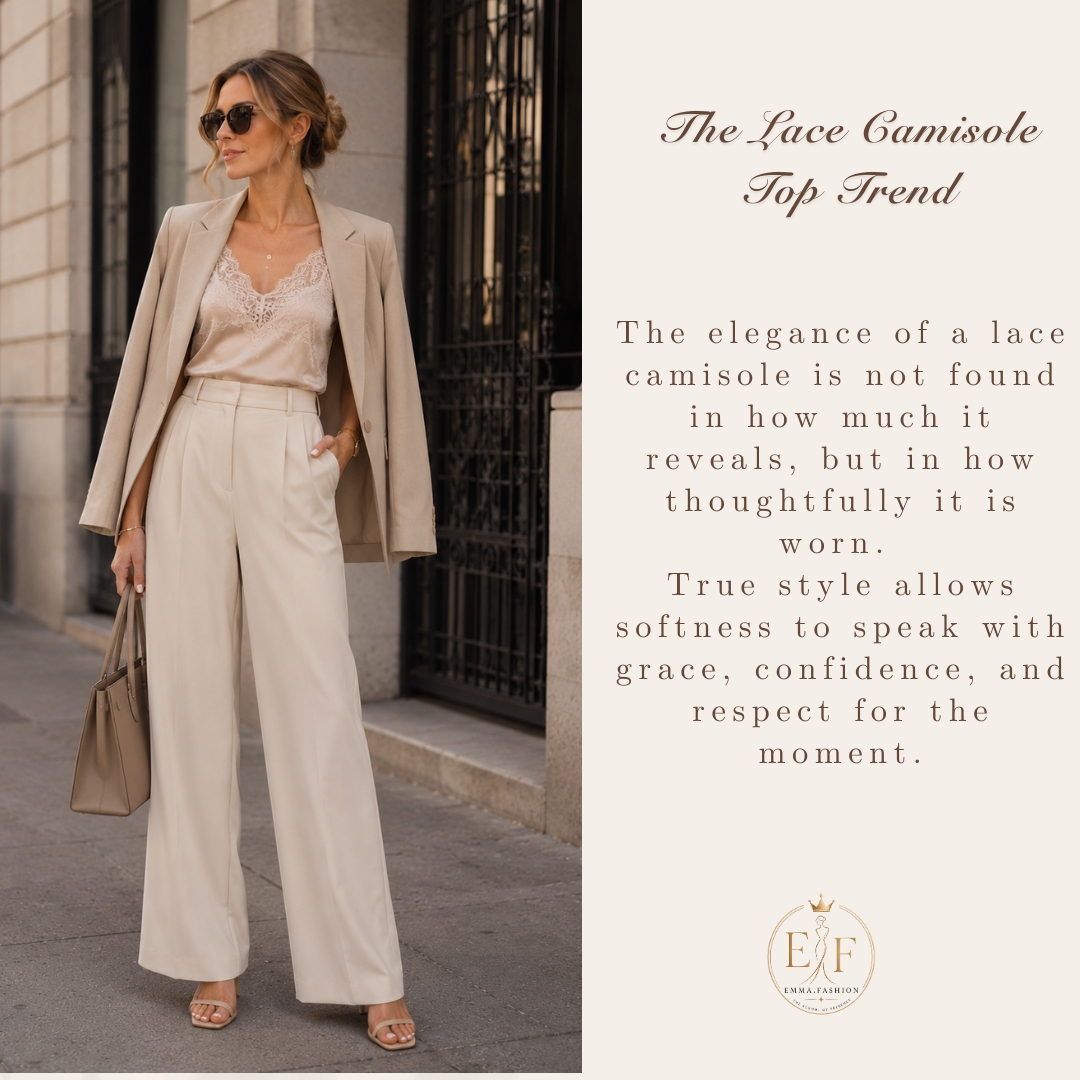 The Elegant Lace Camisole-top Trend