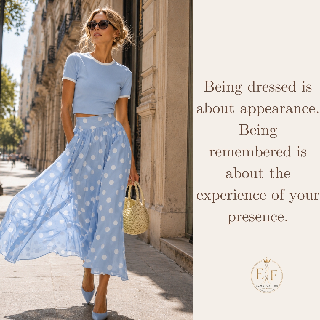 Summer Style - being well dressed and being remembered